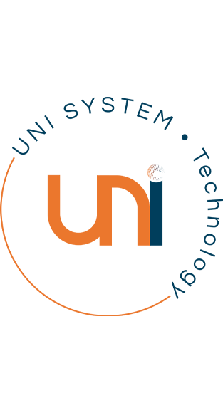 Logo da Unisystem em destaque